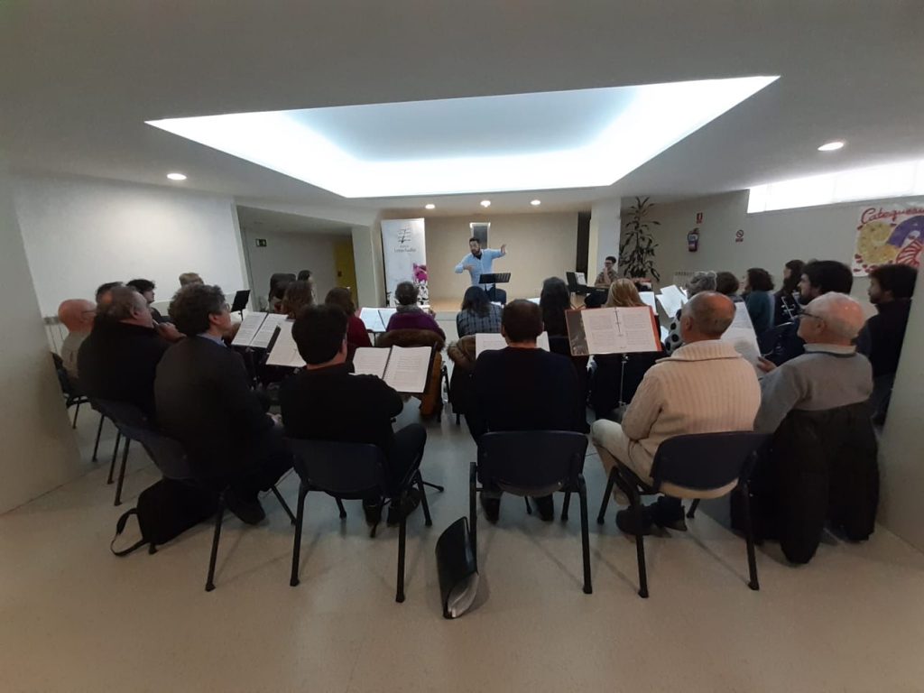 Ensayo de coro Studio Chorale