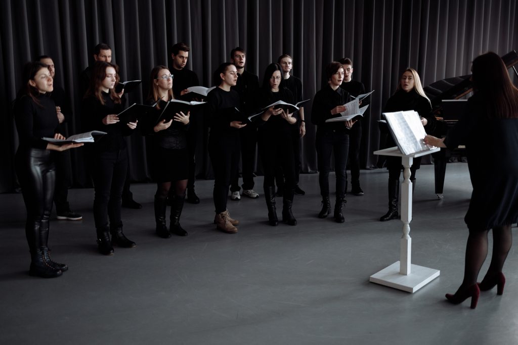 Studio Chorale, ensayo de coro